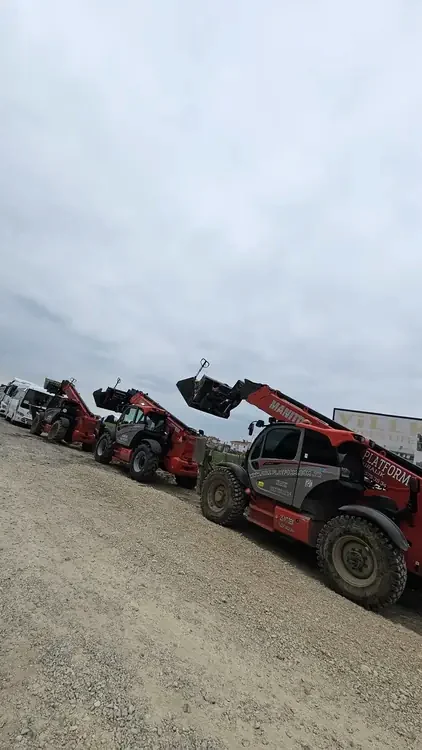 Ergene ve Velimeşe çevresinde telehandler çalışması